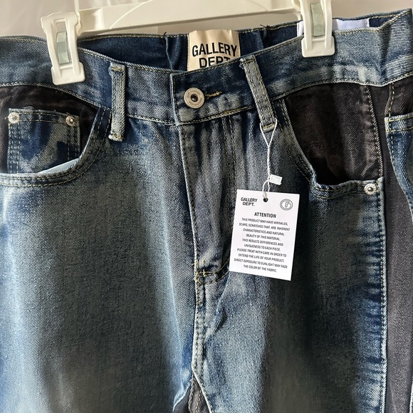 Gallery Dept Distressed Denim with Black Accents - Picture 6 of 6